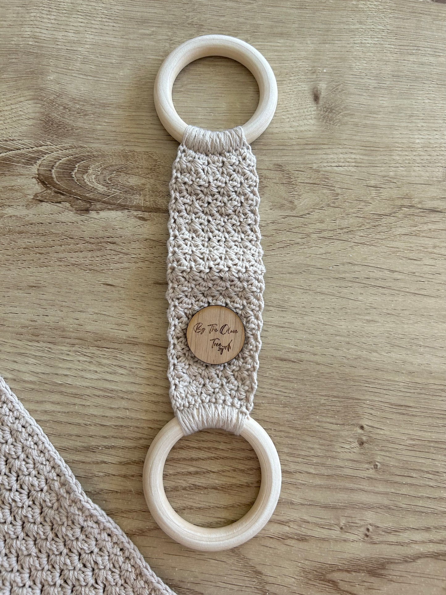 Boho | Farmhouse | Crochet Towel Holder